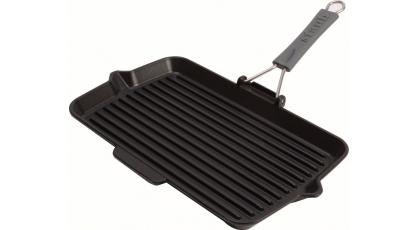 STAUB GRILL ZWART 34X21CM