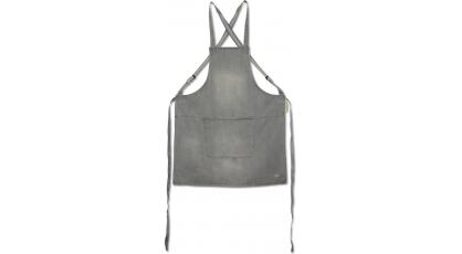 APRON SCHORT SUSPENDER SERIE DEMIN GREY