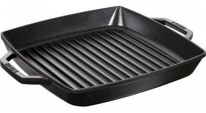 STAUB GRILL ZWART 28X28CM