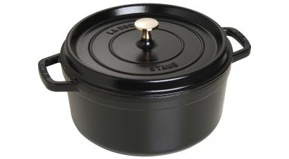 STAUB ROND COCOTTE 26CM ZWART