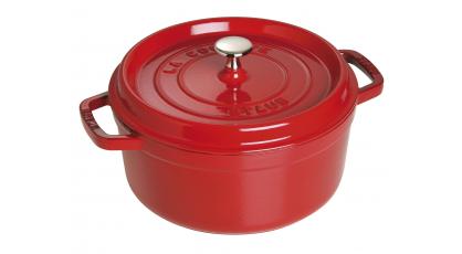 STAUB RONDE COCOTTE 26CM ROOD