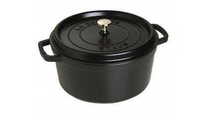 STAUB RONDE COCOTTE 28CM ZWART