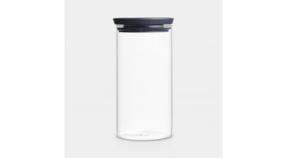 BRABANTIA VOORRAADPOT 1.1L GRIJS