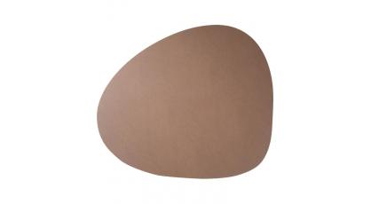 FINESSE PLACEMAT LEDER PEBBLE TOBACCO