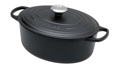 LE CREUSET BRAAD/STOOFPOT 29CM ZWART