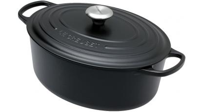 LE CREUSET BRAAD/STOOFPOT 31CM ZWART