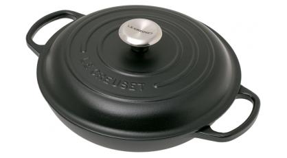 LE CREUSET CAMPAGNARD 30 CM ZWART