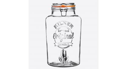 KILNER RONDE DRANKDISPENSER+KRAANTJE 8L