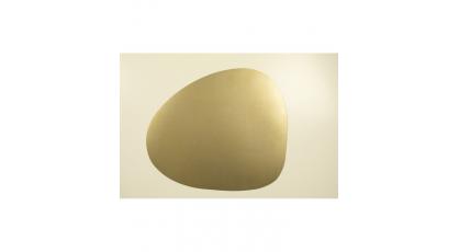 FINESSE PLACEMAT LEDER PEBBLE GOUD