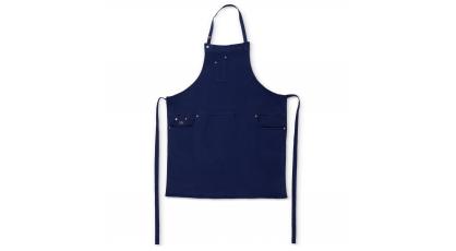 APRON SCHORT COMFORT FIT DONKER BLAUW