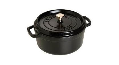 STAUB RONDE COCOTTE 30CM ZWART