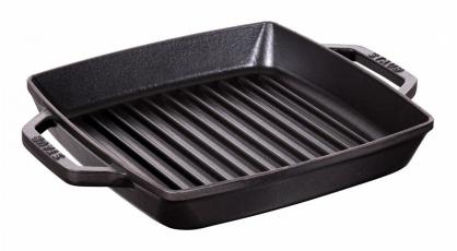 STAUB GRILLPAN ZWART 23X23CM