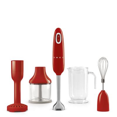 SMEG MIXER MET ACCESOIRES 700W ROOD