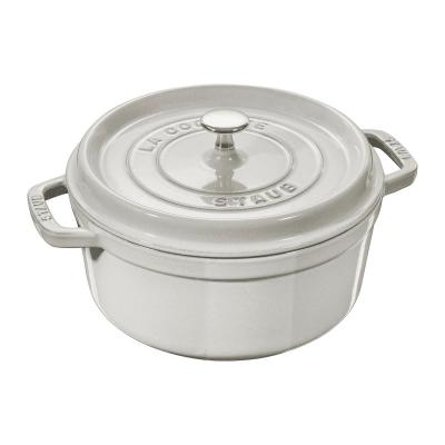 STAUB COCOTTE 24 CM WHITE TRUFFLE