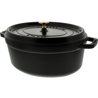 STAUB COCOTTE OVAAL 31CM ZWART