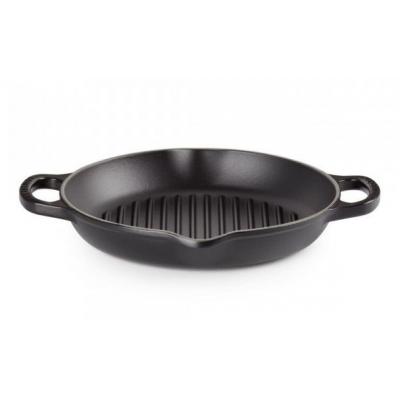 LE CREUSET GRILL GIETIJZER 25CM ZWART