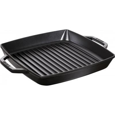 STAUB GRILL ZWART 28X28CM