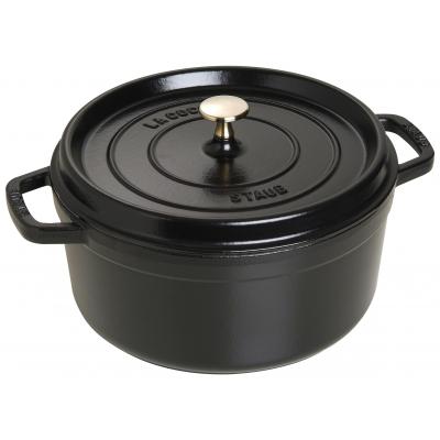 STAUB ROND COCOTTE 26CM ZWART