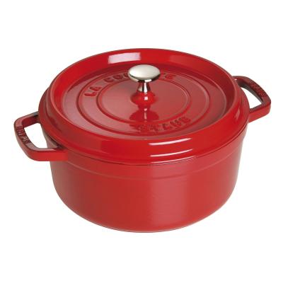 STAUB RONDE COCOTTE 26CM ROOD