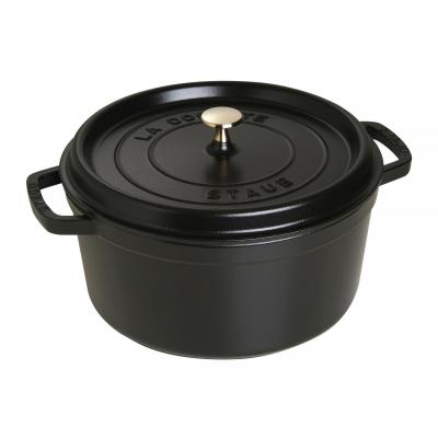 STAUB RONDE COCOTTE 28CM ZWART