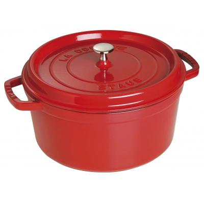 STAUB RONDE COCOTTE 30CM ROOD