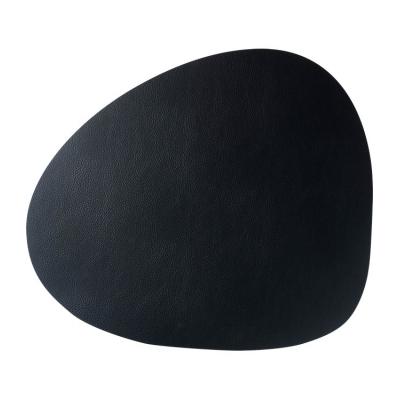 FINESSE PLACEMAT LEDER PEBBLE CHARCOAL