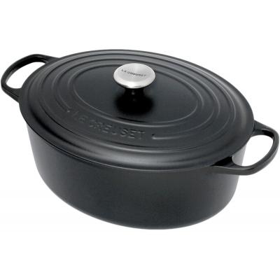 LE CREUSET BRAAD/STOOFPOT 33CM ZWART