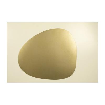 FINESSE PLACEMAT LEDER PEBBLE GOUD