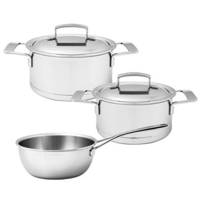 DEMEYERE SILVER 7 KOOKPOTTENSET 3 DELIG