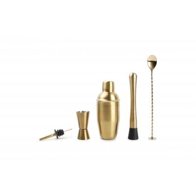 S&#x26;P COCKTAILSET 7-DELIG BAR GOUD