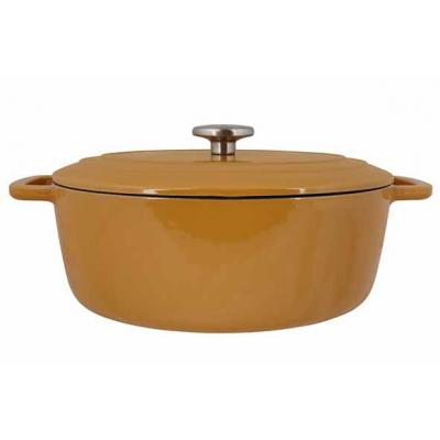 FONTESTIC KOOKPOT OVAAL 31 CM AMBER GOLD