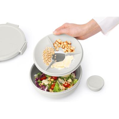 BRABANTIA MAKE&#x26;TAKE SALADE LUNCHKOM GRIJ