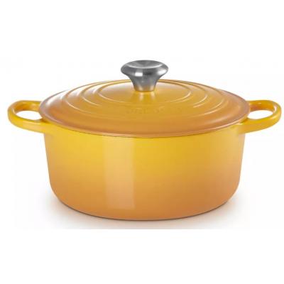 LE CREUSET BRAAD/STOOFPOT 26CM NECTAR