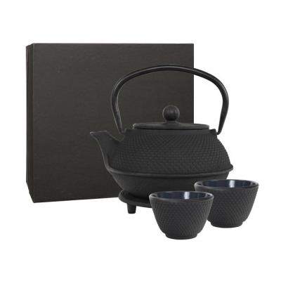 ARARE THEEPOT SET 4-DELIG ZWART 0.85L