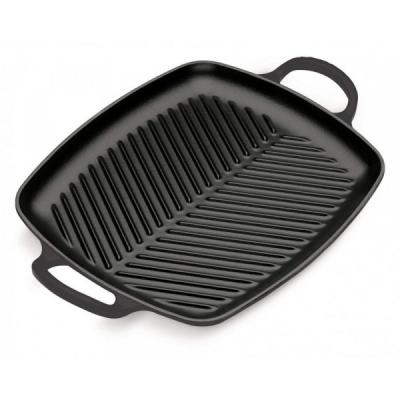 LE CREUSET GRILL 30CM MAT ZWART